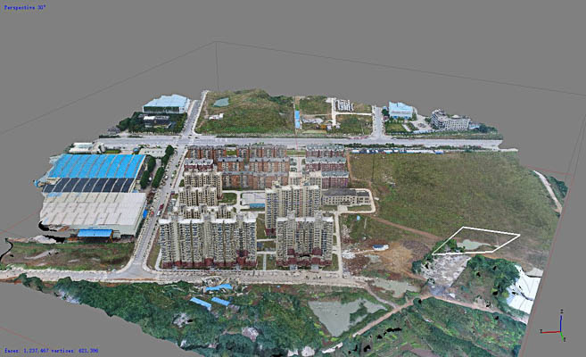 宁夏正射影像与斜摄影影像的区别